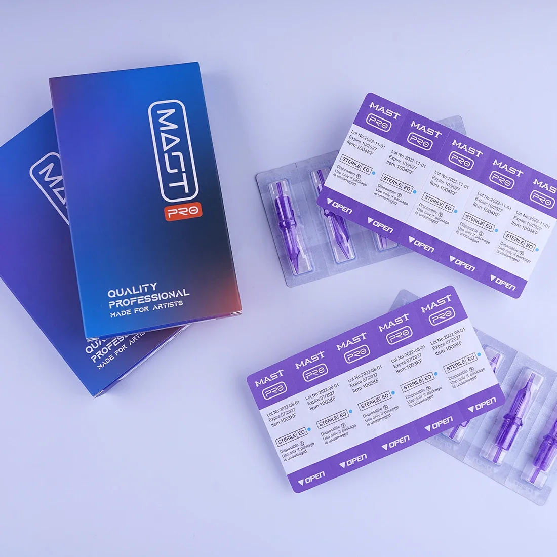 ماست برو الوشم خرطوشة إبرة 10 قطعة/صندوق القطر 0.30 مللي متر 3KF/4KF ماغنوم تجميل دائم الوشم خرطوشة الإبر #6