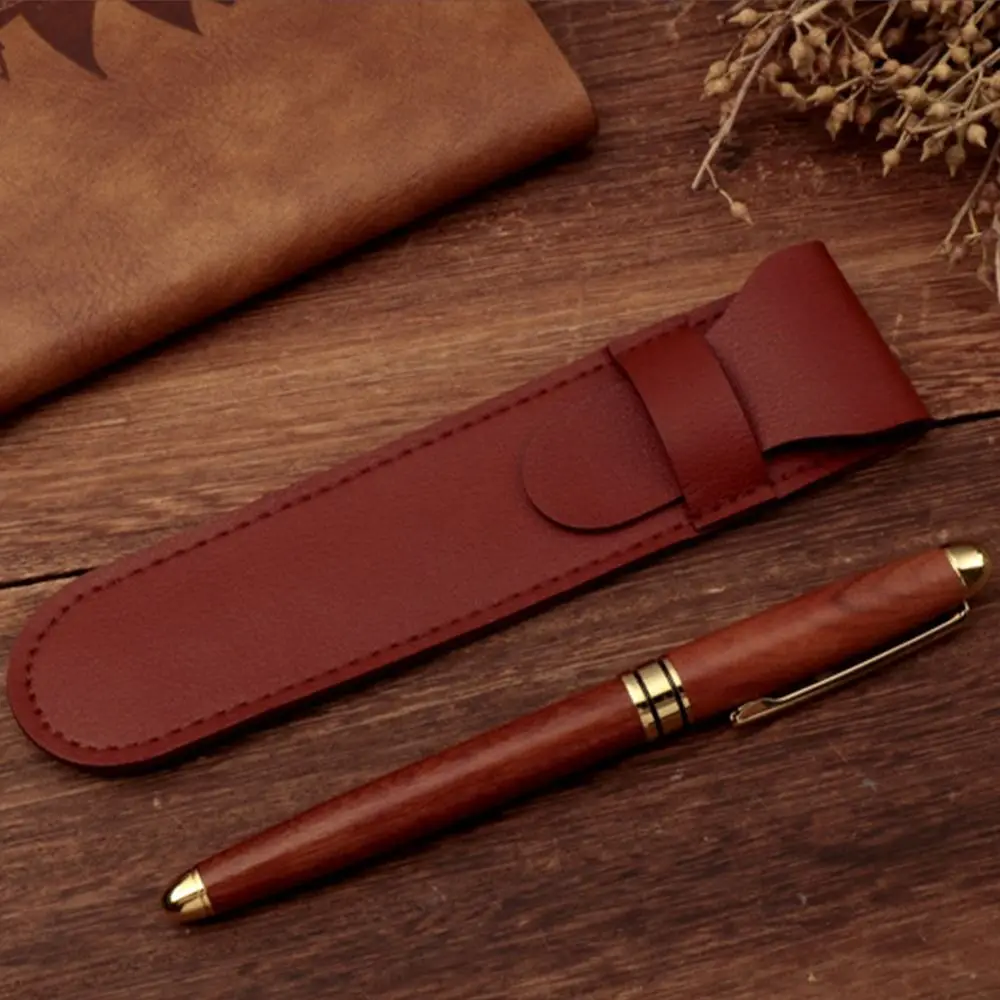 3PCS Sign Pen Cover Sign Pen Protective Sleeve Desktop Organizer Handcraft Business Fountain Pen Case High-end Waterproof