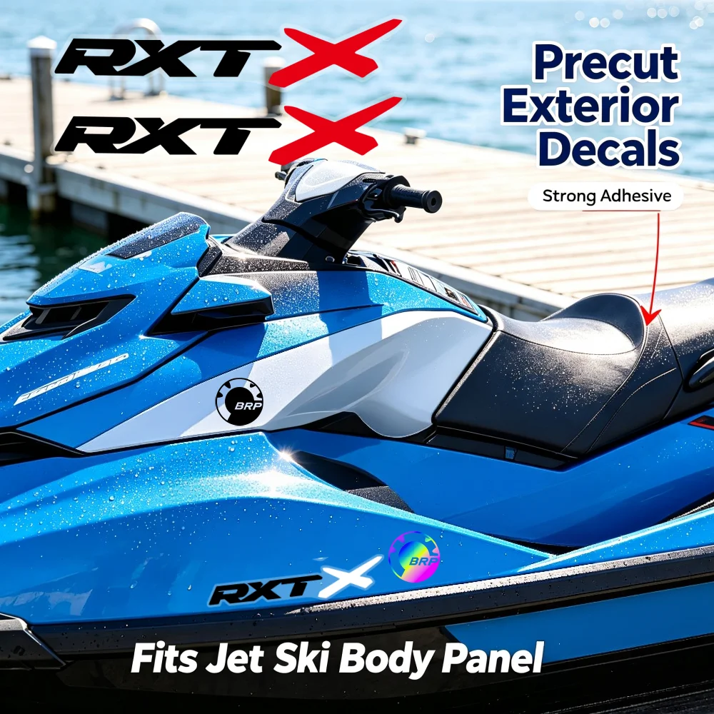 JetSki RXT-X Stickers Vinyl Waterproof Sticker JET SKI Boat Decal UV Sea-doo Transparent Printing for BRP SEADOO RXT-X 325 260 - view 2