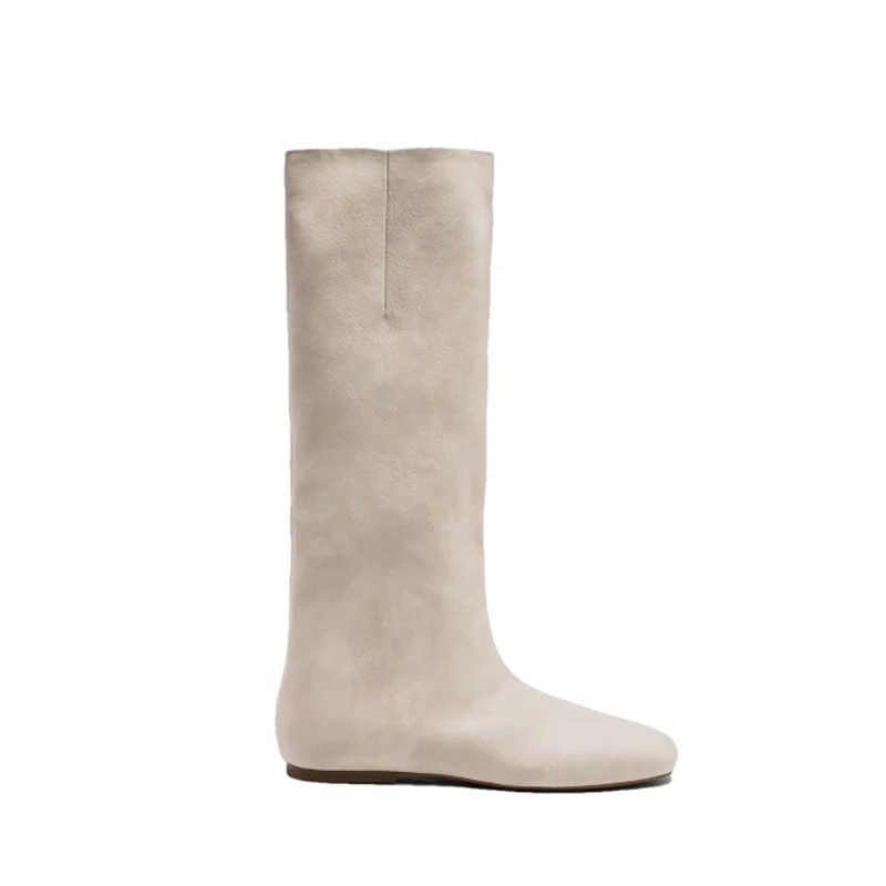 Flats Knee High Women Boots Casual Shoes Sport Sneaker Winter Long Boots 2025 Designer Walking Shoes Chelsea Boots Mujer Botas image 6