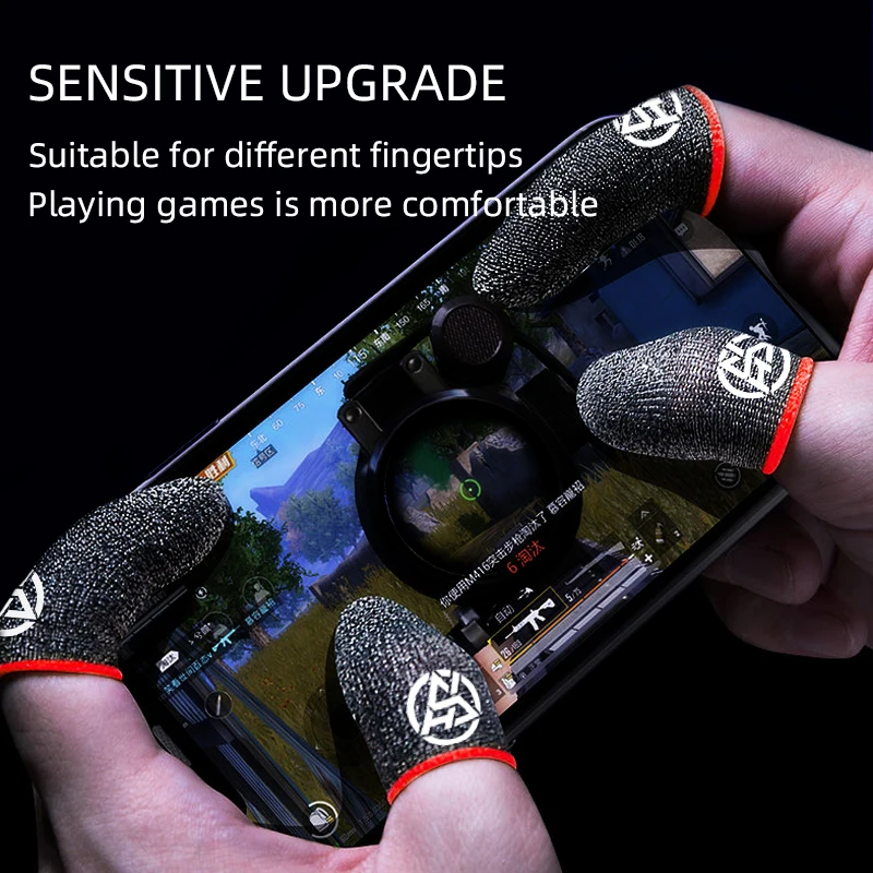 5 Paar Gaming-Fingerhüllen, schweißfest, für PUBG-Gamer, mobile Fingerhandschuhe, atmungsaktive Gaming-Fingerhüllen, Daumenprotektoren für Gamer – Detail 7