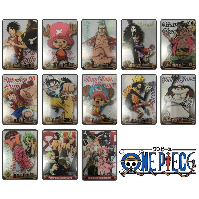 

ONE PIECE Homemade Card Anime Characters Roronoa Zoro Monkey D Luffy Tony Tony Chopper Collection Card Christmas Birthday Gift