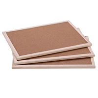 Cork Wood Wall Hanging Bulletin Board Announcement Message Photo Display Memo Frame Board Home Office School DIY Decoration 5