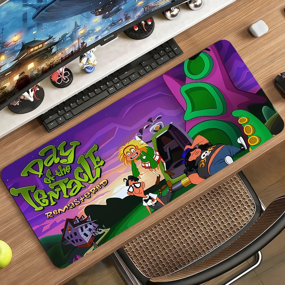 Game D-Day of the T-Tentacle Mouse Pad Non-slip Rubber Computer Mat Gamer Balance Decoracion Deskmat Laptop Office Large