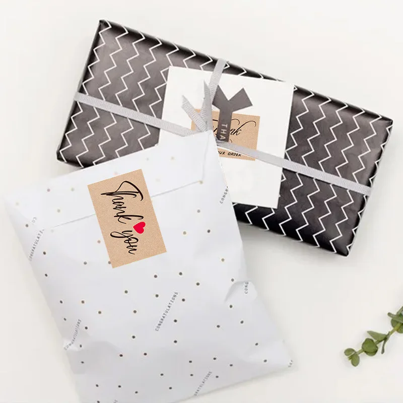 250Pcs Thank You for Your Order Stickers for Envelope Sealing Small Business Decor Stationery Labels for Customer Appreciation