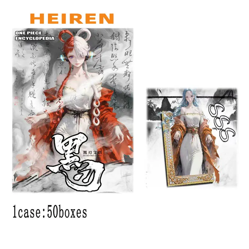 Las más nuevas tarjetas de colección de una pieza, tarjeta coleccionable de diamantes con incrustaciones de Metal HEIREN, cómics Opcg, varias procesos, juego de cartas