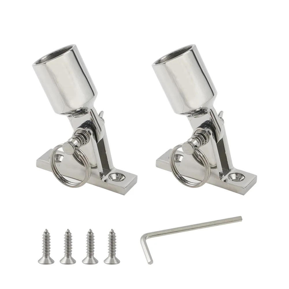 22mm Bimini Top Accessories Complete Bimini Top Setup Deck Hinge Boat Hardware Bimini Top Setup Easy Installation