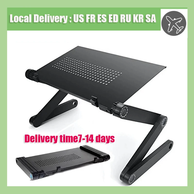 New Multifunctional Folding Laptop Stand  Portable Notebook Computer Table Lapdesk for Sofa TV Bed PC Desk Stand Adjustable