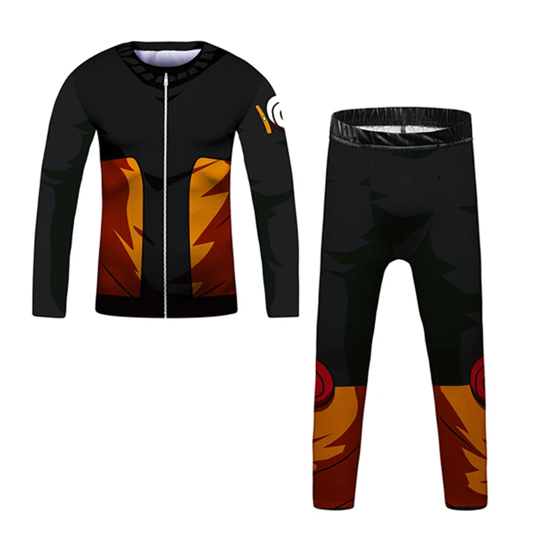 Rashguard Jiu Jitsu pour enfants, T-shirt et pantalon trempés, MMA déclinaison, ensemble de boxe, short muay-thaï pour garçon, vêtements de gym pour enfants, t-shirt de compression