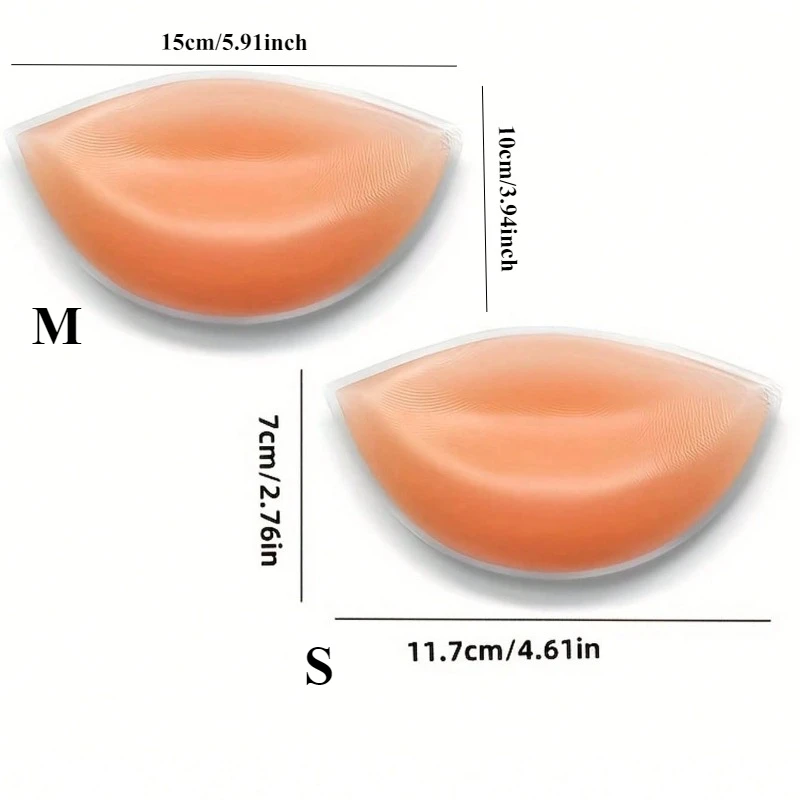 2PCS Super Soft Silicone Breast Pad, Gel Booster Breast Pad,