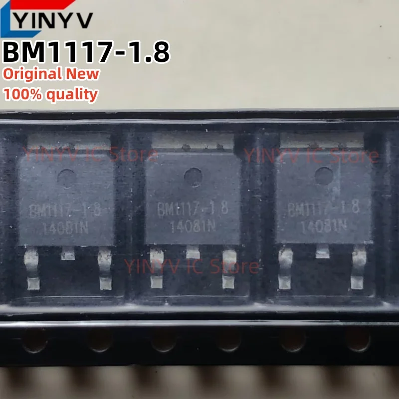 20Pcs BM1084 BM1084-ADJ BM1084-3.3 BM1117 BM1117-1.8 BM1117-3.3 TO-252 Voltage regulators Original New 100% quality