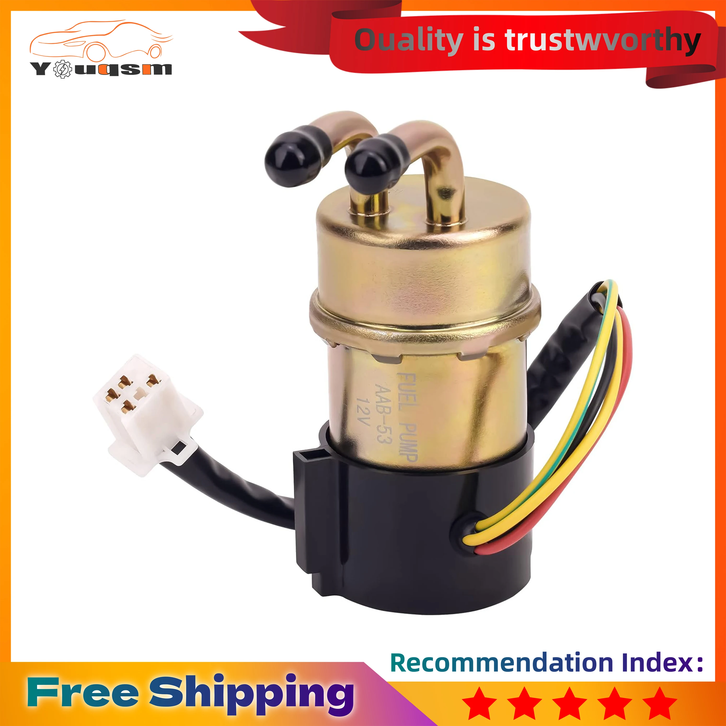 Electric Fuel Pump Replacement for Honda CN250 Helix 1986-2007 Replace 16710-KS4-015,16710-KS4-005,16700-KS4-000
