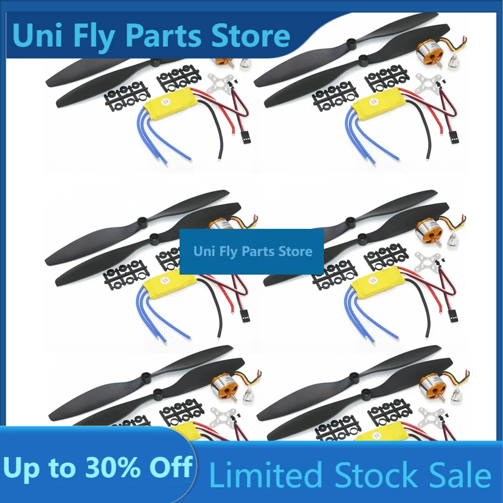 UniFly RC F550 Drone Kit With APM2.8 Flight Control 7M GPS A2212 1000KV 30A ESC Flysky FS-i6 TX For F550 Hexacopter Frame Kit