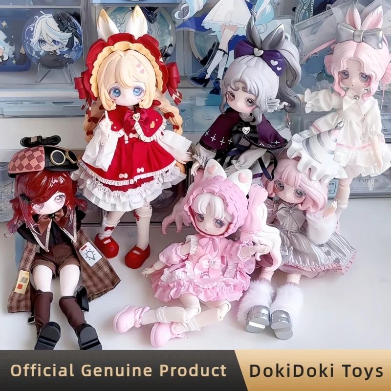 Genuine The Lulu Elf Story Mystic Realm Pact Series 1/8 Bjd Blind Box Kawaii Action Figure Collectible Toys Gift For Adult