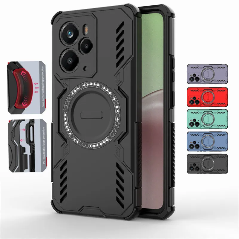 

Heat Dissipation Case For Realme 14 5G Realme 14T 5G Cover Lens Protection Magnetic Wireless Charging Capa Shell Fundas