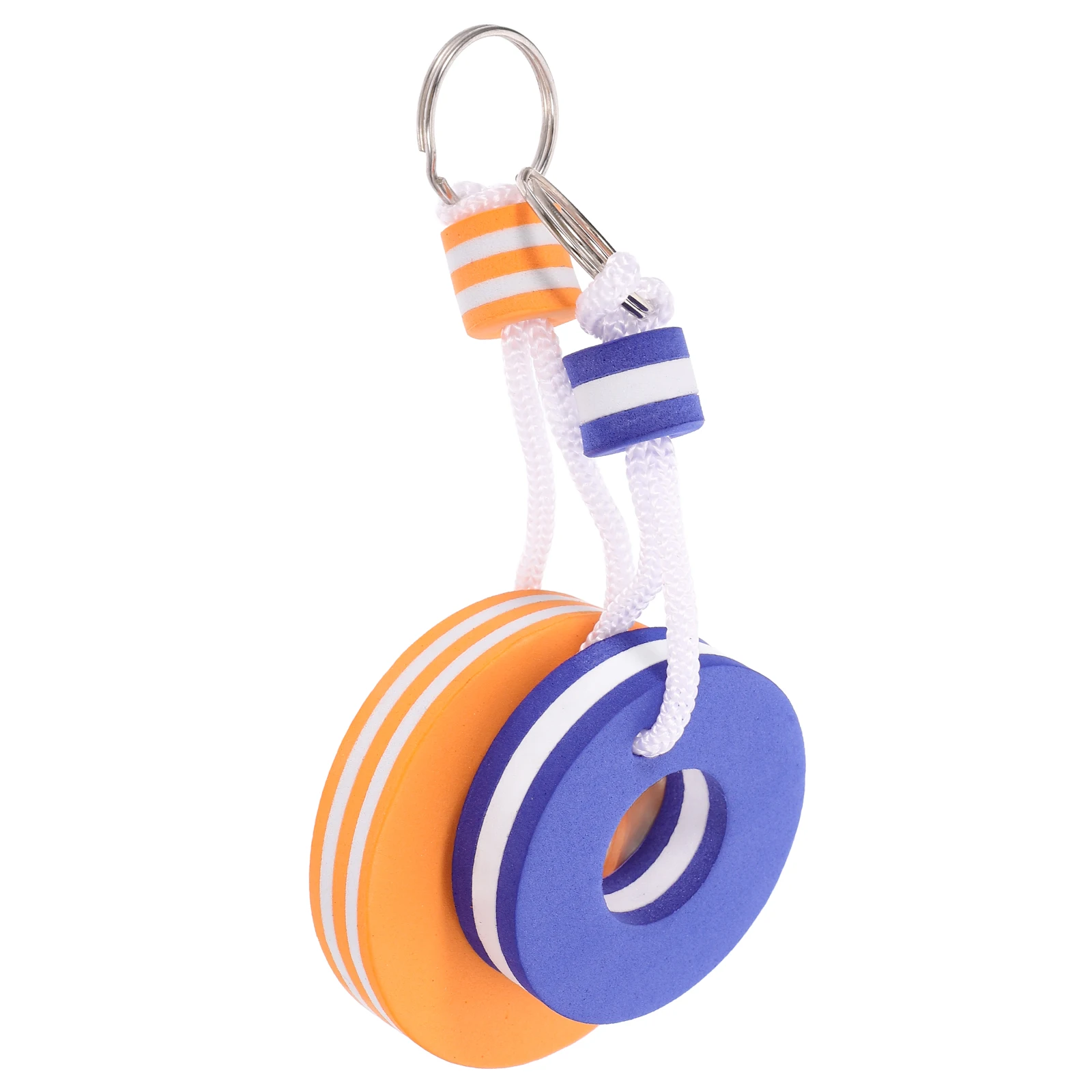 

2Pcs Floating Ring EVA Sports Lightweight Durable Bright Colors Boat Float Water Boat Key Float Key Rings Buoyant Keychain