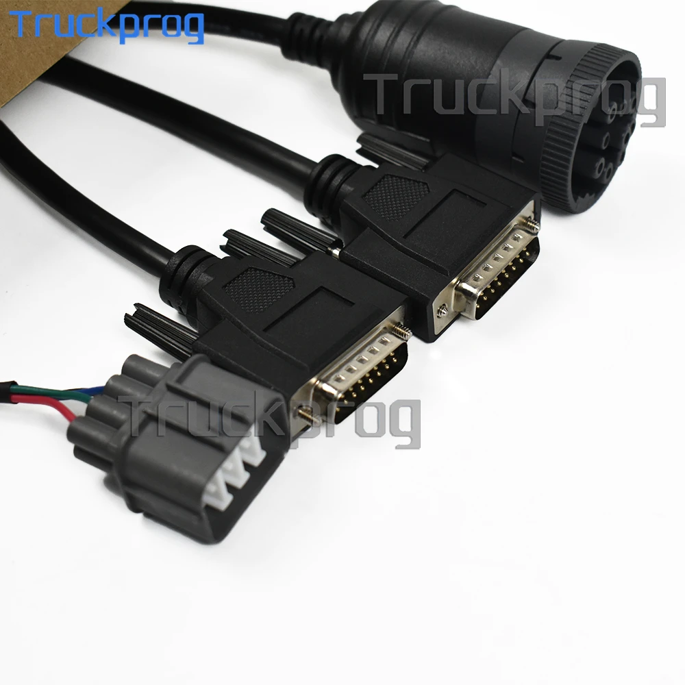 V21.2.6 For JCB truck excavator tractor for JCB Service Master  Electronic Service tool Interface wtih 9Pin 6Pin USB cable