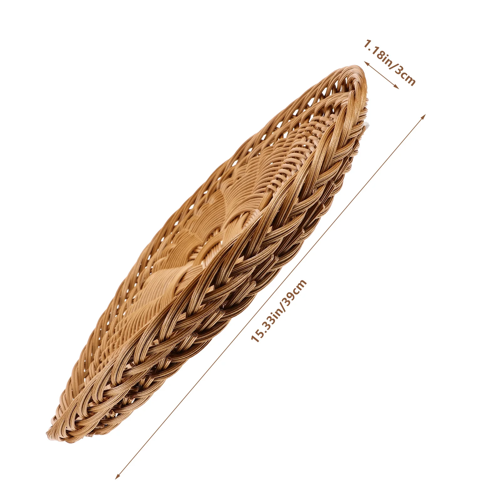 

Imitation Vine Fruit Plate Round PP Dumpling Tray Non Stick Food Storage Lightweight Reusable Kitchen for Home