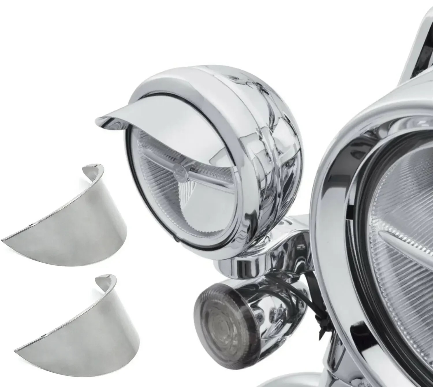 Części motocyklowe 1 para 4,5 "wizjer lampy mijania wizjer reflektora dla Harley Davidson Touring Dyna Sporst