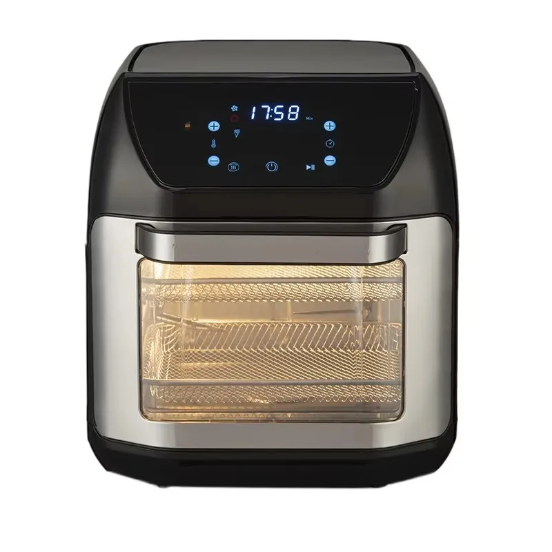 

2026Cross-Border Export 12-Liter Smart Electric Oven Square 12-Liter Air Fryer Multi-Function Large Capacity French Fries Machin