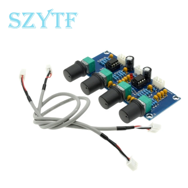 Tone Board Preamp Pre-amp With Treble Bass Volume Adjustment Pre-amplifier Tone Controller For Amplifier Board XH-A901 NE5532 