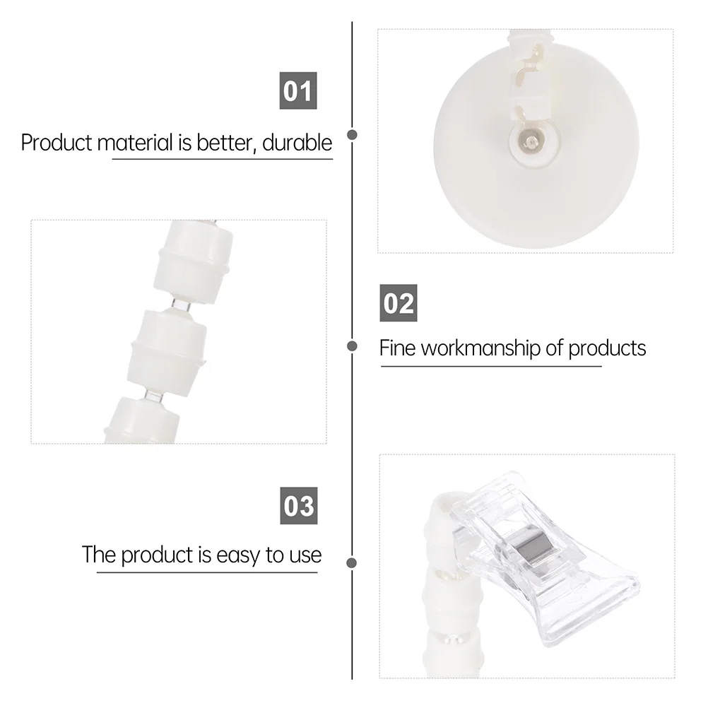 3 قطعة حامل الملصقات كليب البلاستيك قوي قطب شارة السعر عرض موقف سطح المكتب التسمية الرف للإعلان علامة القائمة سوبر ماركت