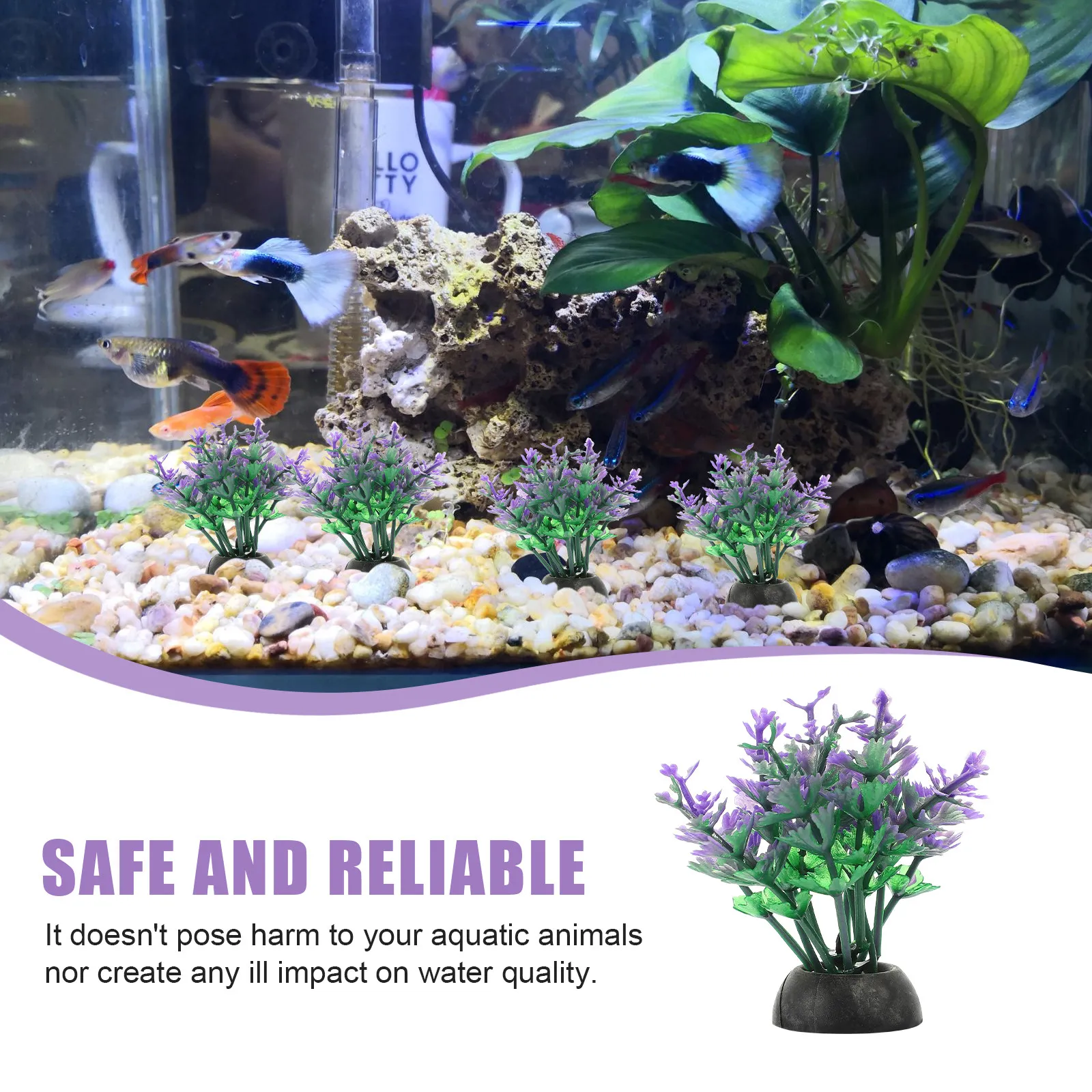 20 Piezas de Plantas de Plásti - Planted Aquarium Betta reseña y precio