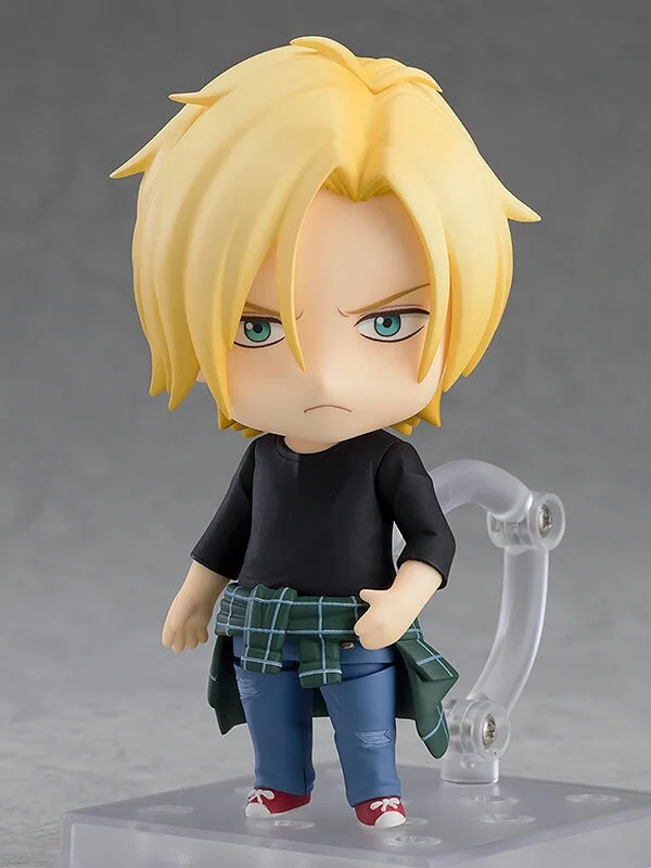 BANANAFISH フィギュア 100% original genuína banana peixe cinza lynx q versão figma pvc