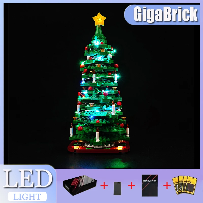 

DIY LED Light Kit For LEGO 40573 Christmas Tree (Only LED Light,Without Blocks Model)