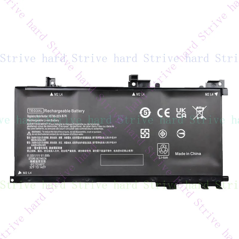 

Аккумулятор TE03XL для HP Pavilion 15-bc Omen 15-AX Series 849910-850 849570-541