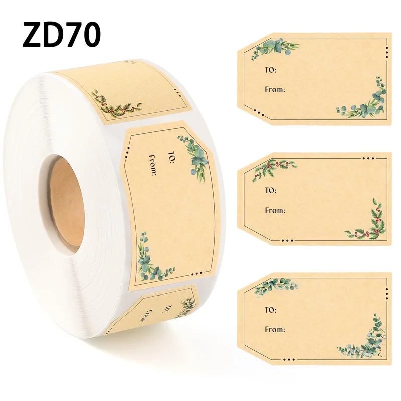 300pcs holly berry Christmas stickersDIYHandwritten gift wrapping self-adhesive stickers