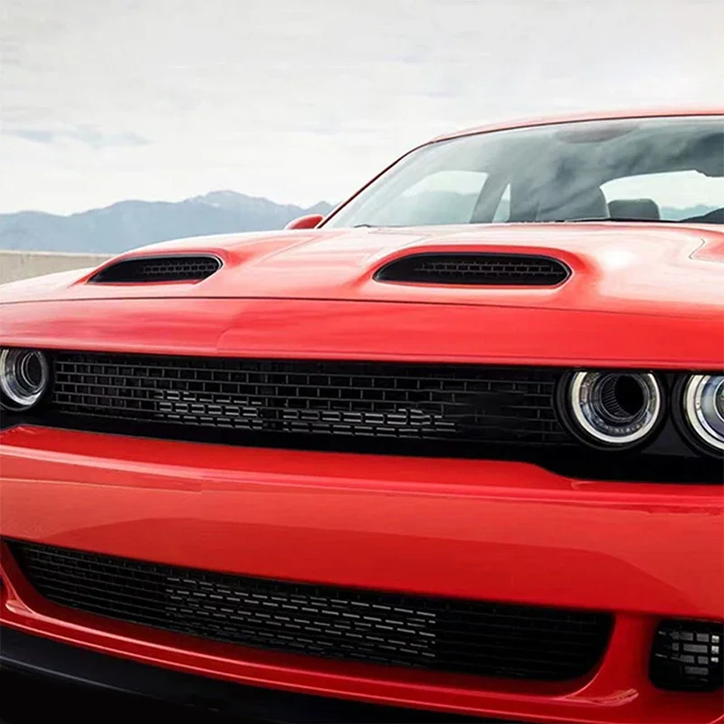 2015 Aksesori Mobil kap mesin alumunium gaya Hellcat untuk Dodge Challenger 2015-2023