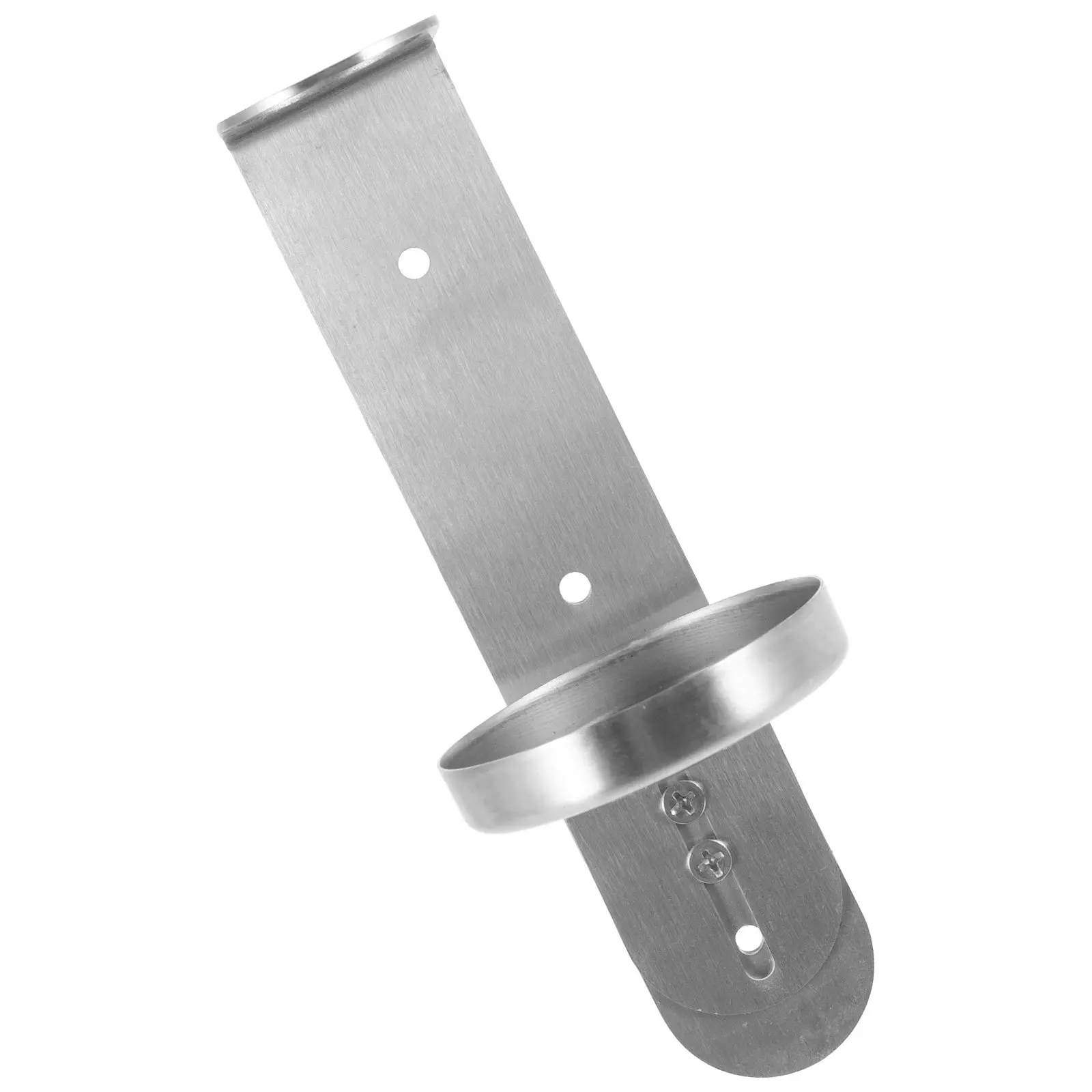 Premium Stainless Steel Wall Mount Soap Dispenser Holder No Punch Adhesive Shampoo Bottle Holder for Bathroom Kitchen Shower Use