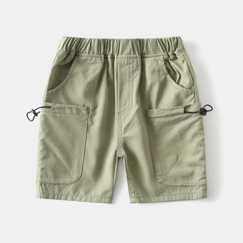 Kids Cotton Brown Shorts 2