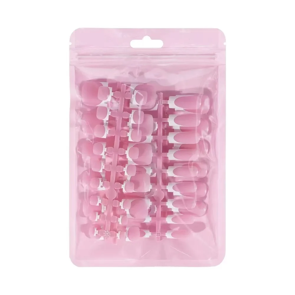 Square French Press On Nails 60Pcs Reusable Fake Nail Tips Invisible Removable Pre-made False Nails For Fingers Toenails Daily M view 6