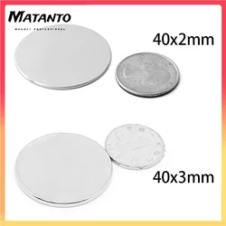 40x2 40x3 40x5 40x10 40x15 40x20 40x30mm Round Magnet N35 Thin Powerful Strong Magnetic Sheet N35 Neodymium Disc Magnet