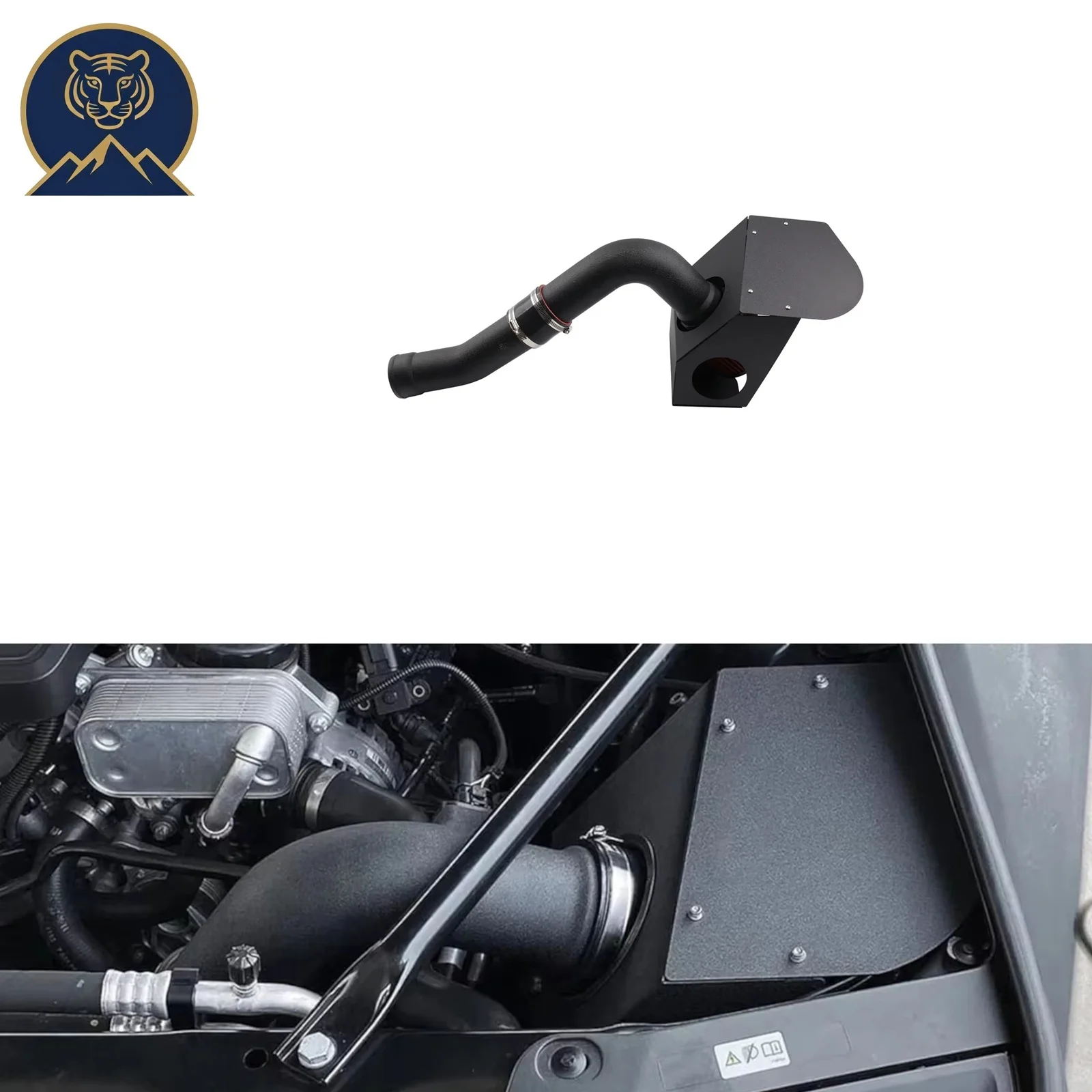 Performance High‑Flow Cold Air Intake Kit With Heat Shield & Air Filter For BMW F10 F11 520i 528i N20 2.0L 2012‑2018