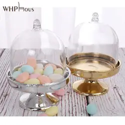 1PCS 8x5cm Mini Tray Style Clear Candy Box Plastic Box Container Creative Wedding Candy Birthday Party Dessert Storager