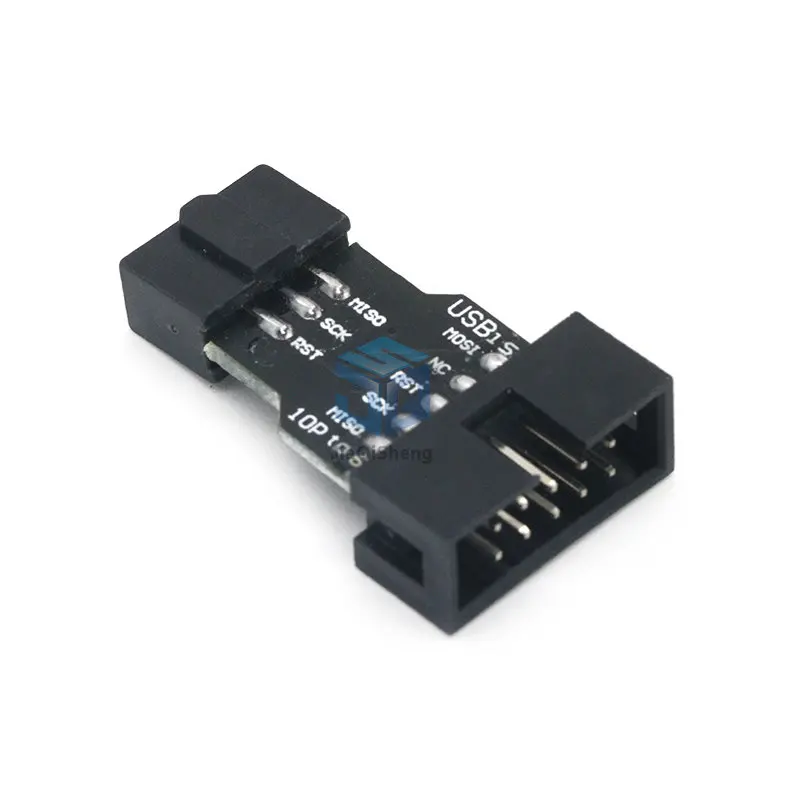 10Pin To 6PiN Convert To Standard 10 Pin To 6 Pin Adapter Board For ATMEL STK500 AVRISP USBASP ISP Interface Converter AVR