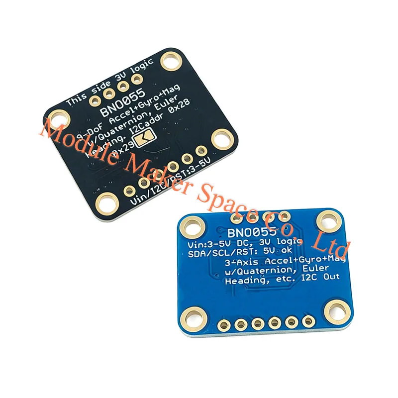 BNO055 9-Axis IMU Sensor Module with STEMMA QT / Qwiic Connector, 9-DOF Absolute Orientation Breakout Board