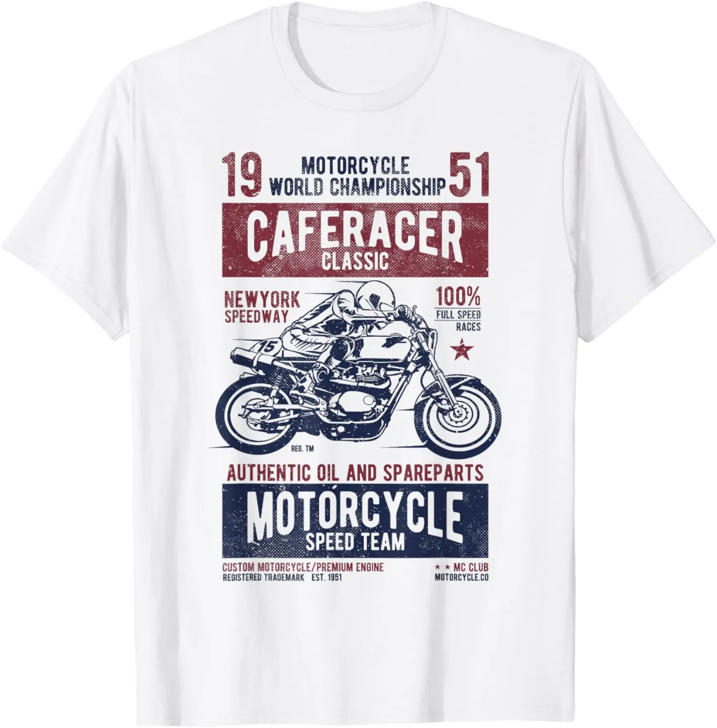 

Cafe Racer Apparel Retro Motorcycle Clothing Biker Gift T-Shirt Motorcycle