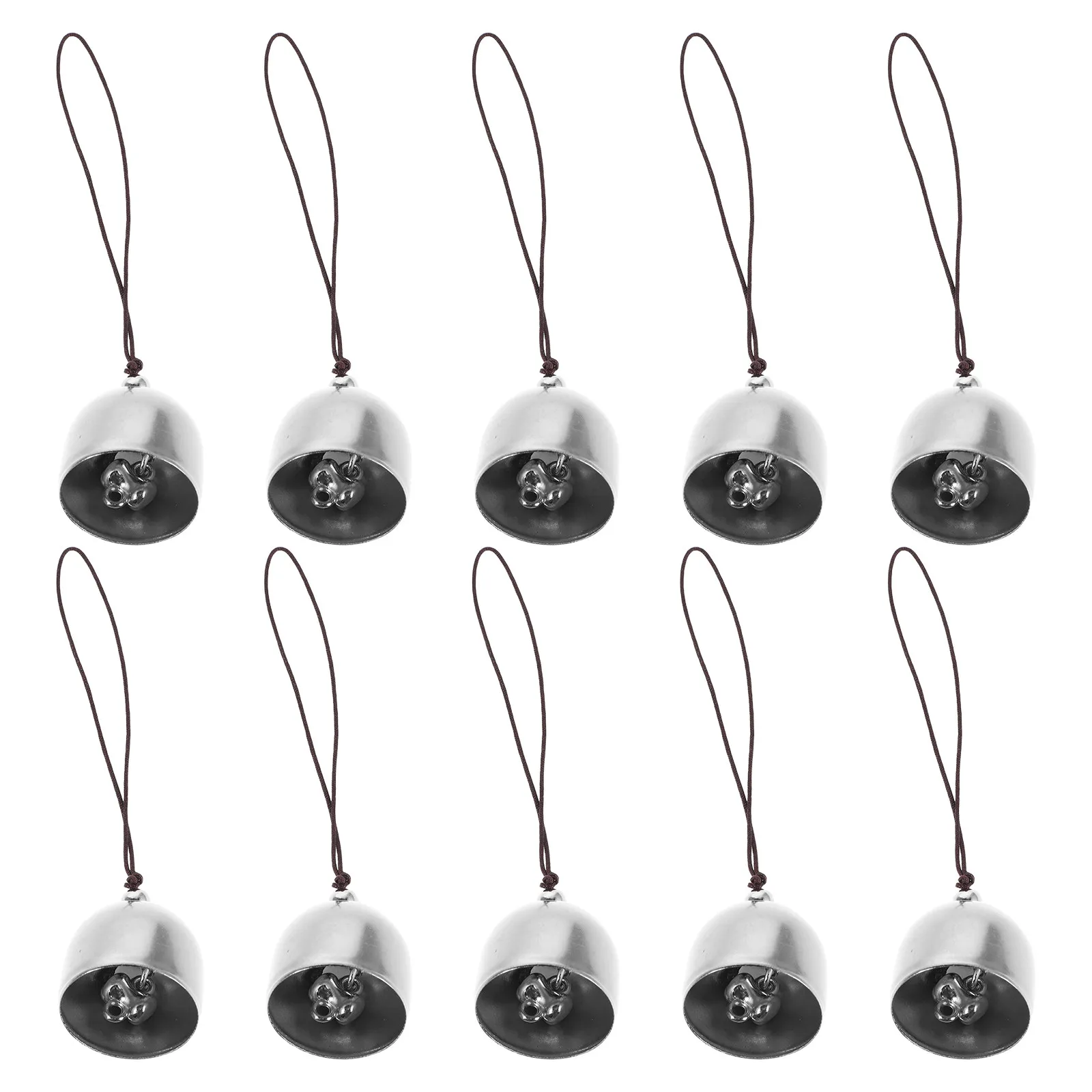20Pcs Decorative Hanging Bells Wind Chimes Metal Bells Crafting Kit for Home Garden Window Christmas Tree Decoration