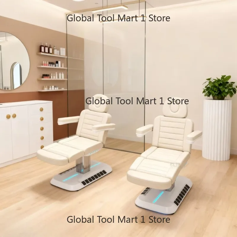 Lu-xury 3/4 Moto-rs Electric Lash Bed Wholes-ale Salon Furn-iture Cosm-etic Massa-ge Table for Beauty Salon Use