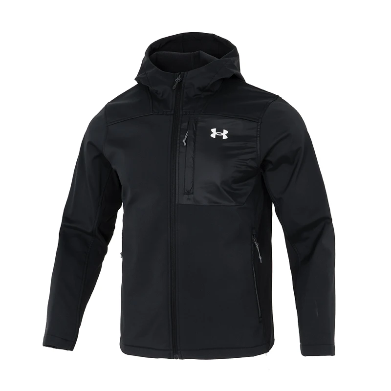 

Мужская спортивная одежда Under Armour, тканая куртка с капюшоном, уличная ветрозащитная повседневная куртка 1371587-002