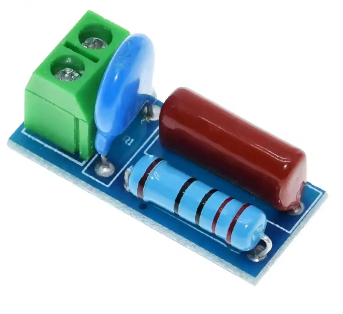 2/5PCS AC/DC 5V-400V RC Absorption/Snubber Circuit Module Relay Contact Protection Resistance Surge 6V 9V 12V 24V 110V 220V