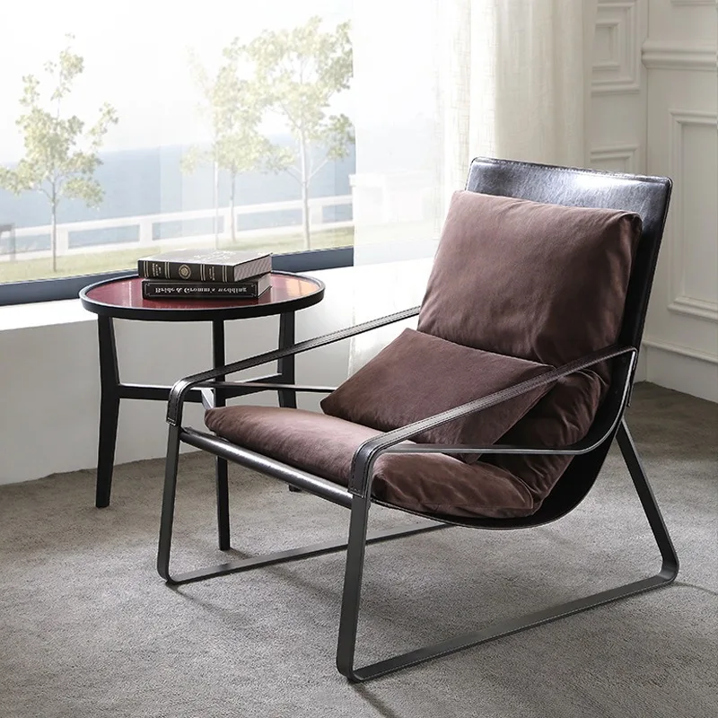 Industrial Furniture Antique Design Lounge Chair Metal Frame Chair