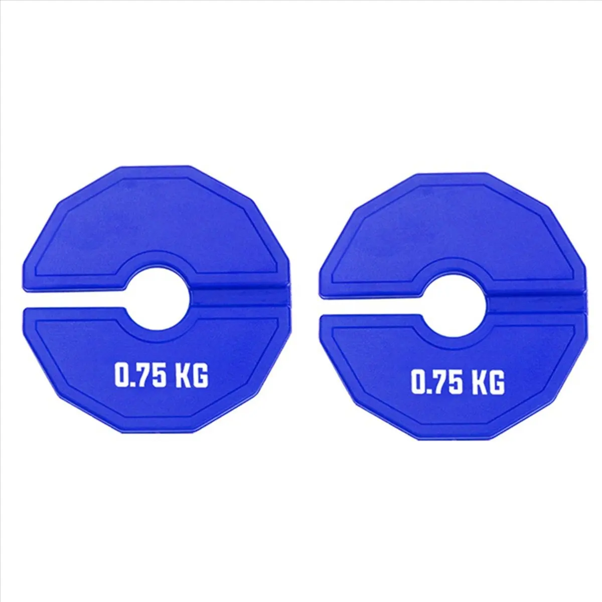 ABME New 2PCS Gym Micro-Type Plates Dumbbell Fractional Weight 0.75kg Plate Rubber Fractional Weight Plates Add-on Aperture 35mm