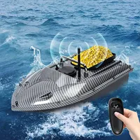 Remote Control Fishing Boat with 500m Range, 1.5kg Load Capacity, and Nightlight Positioning
