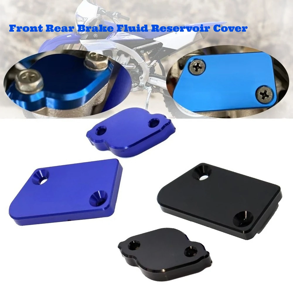 New CNC Front Rear Brake Fluid Reservoir Cover Brake Master Cylinder Cap  For Yamaha YZ 125 125X 250 250F 250X 250FX 450F 450FX