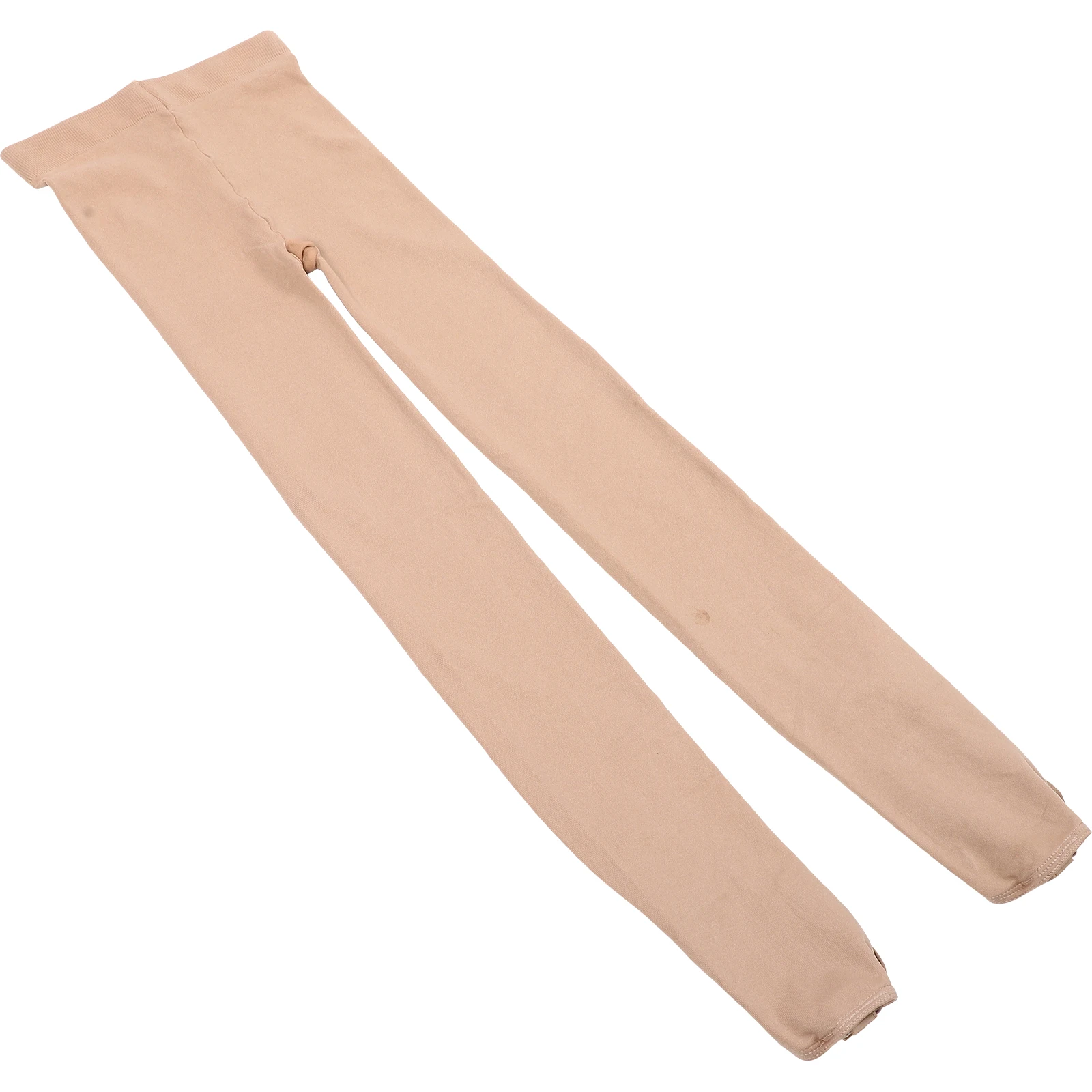 

Women Skating Tights Thick Pantyhose Winter Warm Stocking Pants Deep Skin Color Size 8 11 Buckle Elastic Fit For Ice Roller Ski